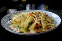 酸笋秒炒西瓜皮的做法步骤14