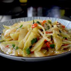 酸笋秒炒西瓜皮