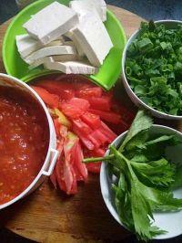 茄汁煎豆腐的做法步骤2