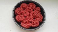 红玫瑰花面包的做法步骤16