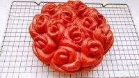 红玫瑰花面包的做法步骤19
