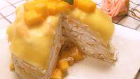 芒果千层蛋糕的做法步骤6