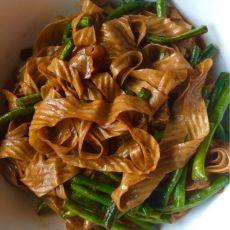 豆角炒干豆腐皮