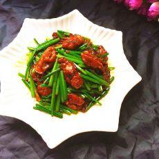 生蚝干炒韭菜苔