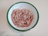 豆角炒紫薯面条的做法步骤4