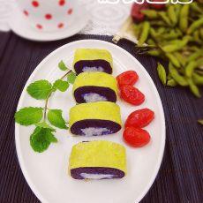 紫薯山药鸡蛋卷