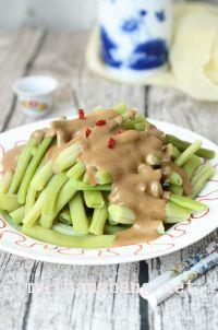 麻酱豆角的做法步骤7