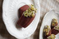 开心果红丝绒玛德琳的做法步骤8