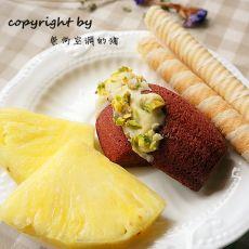 开心果红丝绒玛德琳