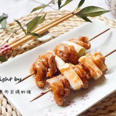 照烧京葱鸡肉串
