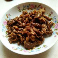 西芹炒羊肉的做法步骤6