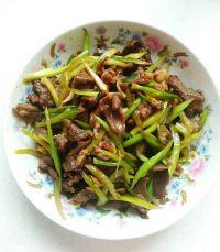 西芹炒羊肉的做法步骤11