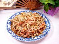 鸡腿肉炒豆芽的做法步骤8