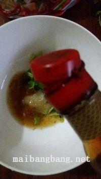 骨汤黄秋葵面的做法步骤6