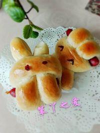 小兔子面包的做法步骤8