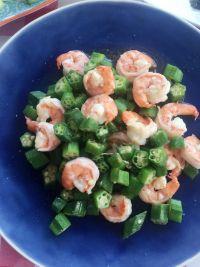 秋葵炒虾仁的做法步骤11