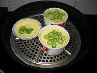 秋葵蒸水蛋的做法步骤4