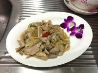 咸菜炒肚片的做法步骤14