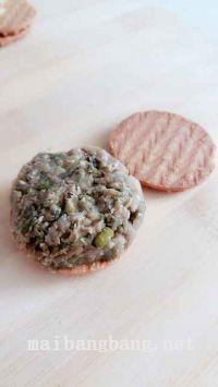 绿豆夹心小炸饼的做法步骤4