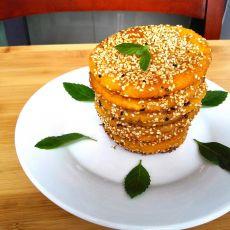 南瓜芝麻糯米饼