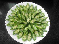 蒜蓉豆豉蒸秋葵的做法步骤4