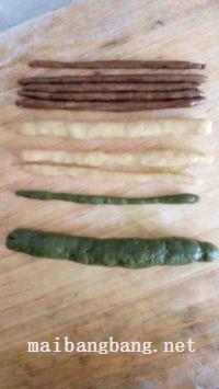 抹茶熊猫饼干的做法步骤6