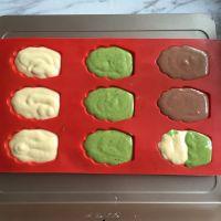 三色玛德琳蛋糕--蛋白打发版的做法步骤12