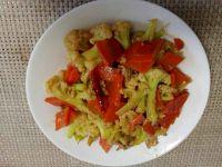 肉炒菜花的做法步骤7