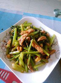 肉丝炒芹菜的做法步骤6