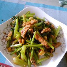 肉丝炒芹菜