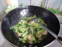 油菜烧豆腐的做法步骤9