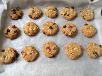 玫瑰燕麦松子饼干的做法步骤12