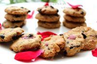 玫瑰燕麦松子饼干的做法步骤13