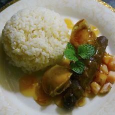 海参鲍鱼干贝饭