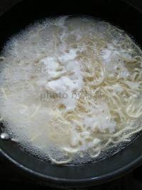 茄丁拌面的做法步骤4