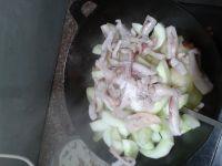 葫芦炒鱿鱼的做法步骤4