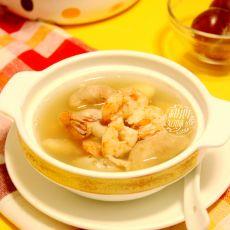 鲜虾菱角汤
