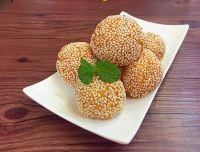 南瓜芝麻球的做法步骤14