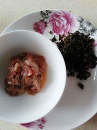 梅干菜肉丝烧花菜的做法步骤3