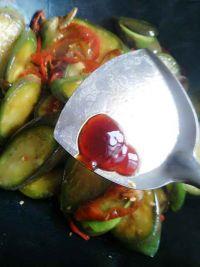 油渣烧青茄的做法步骤8