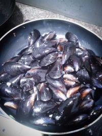 炒黑蛤蜊的做法步骤3