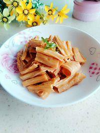 蚝油烧腐竹的做法步骤8