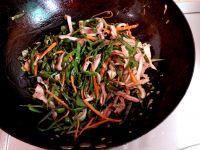 气豆角炒肚丝的做法步骤8