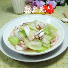 长瓜炒鱿鱼