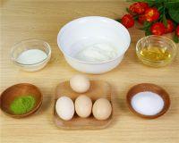 抹茶蛋糕夹心面包的做法步骤1