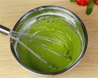 抹茶蛋糕夹心面包的做法步骤3