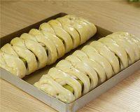 抹茶蛋糕夹心面包的做法步骤24