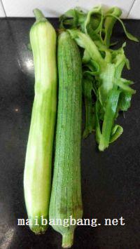 黄金皮垫丝瓜的做法步骤3