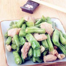 猪肉烧豆角