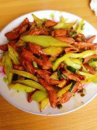 辣炒肥肠的做法步骤9